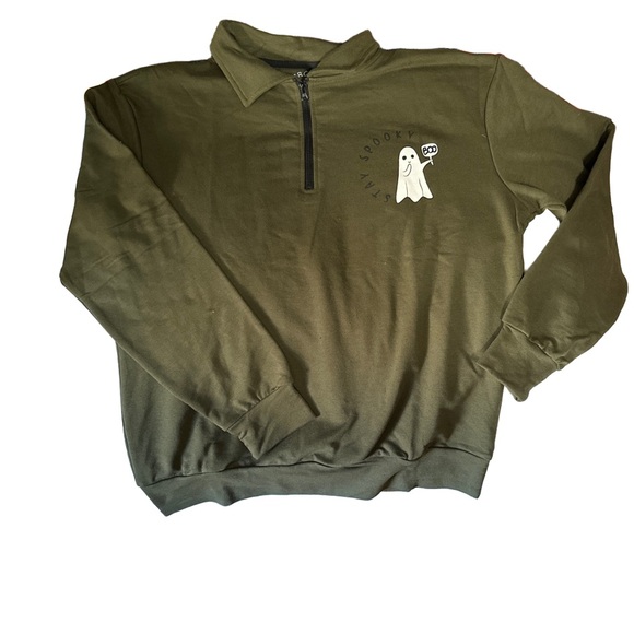 Morchoy Tops - 🎃Stay Spooky Zipper Pullover
